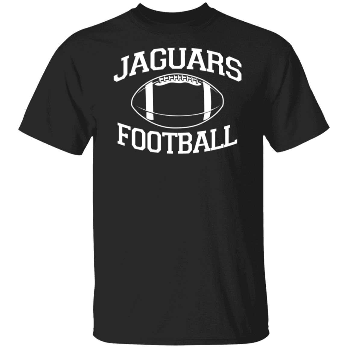 Jaguars Football White Print T-Shirt