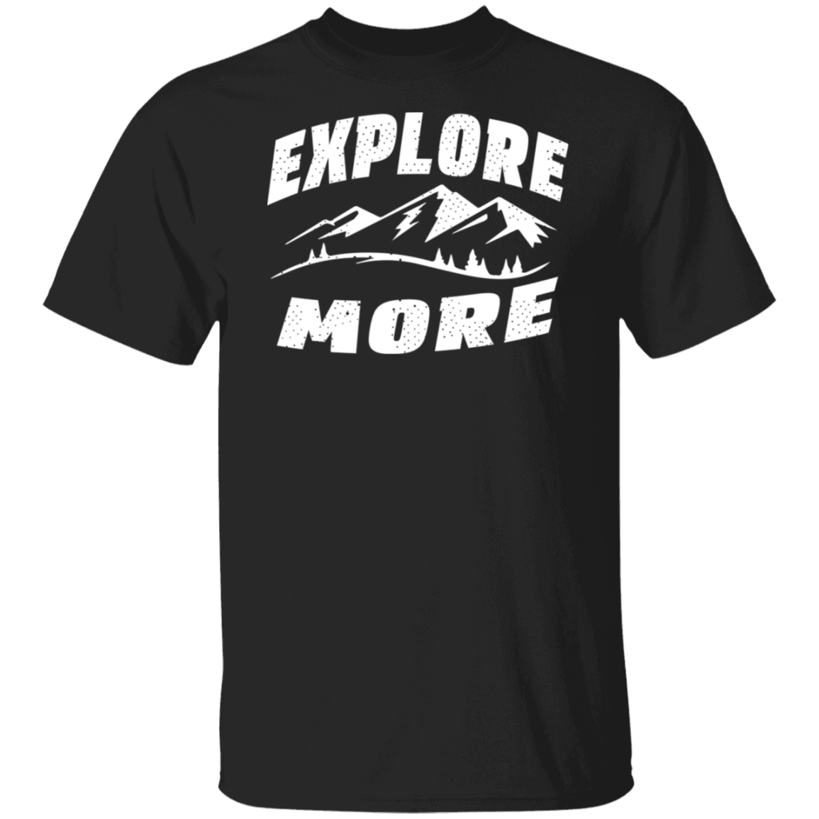 Explore More White Print T-Shirt