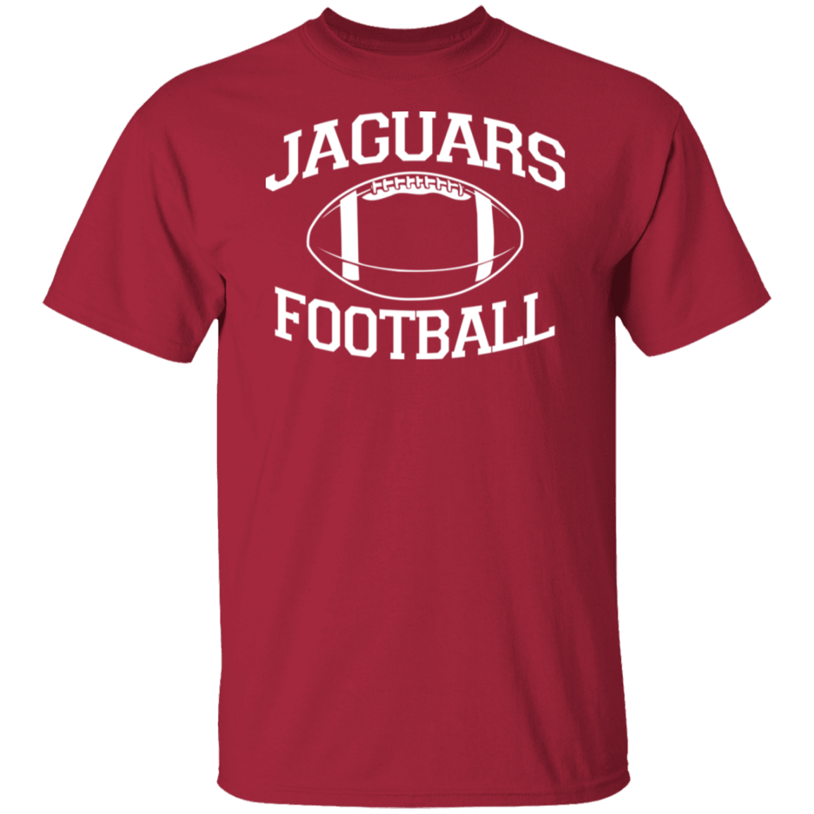 Jaguars Football White Print T-Shirt
