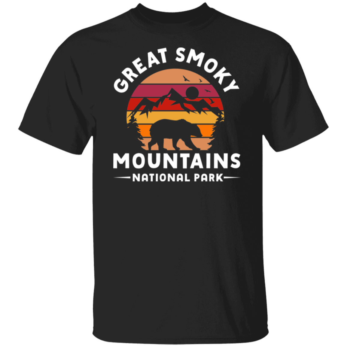 Great Smoky Mountains Retro Colors T-Shirt