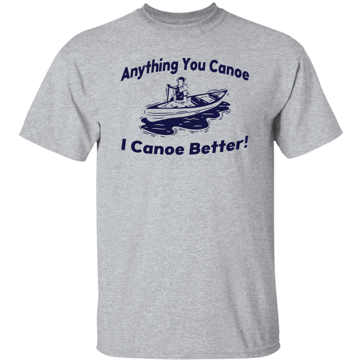 Anything You Canoe Blue Print T-Shirt