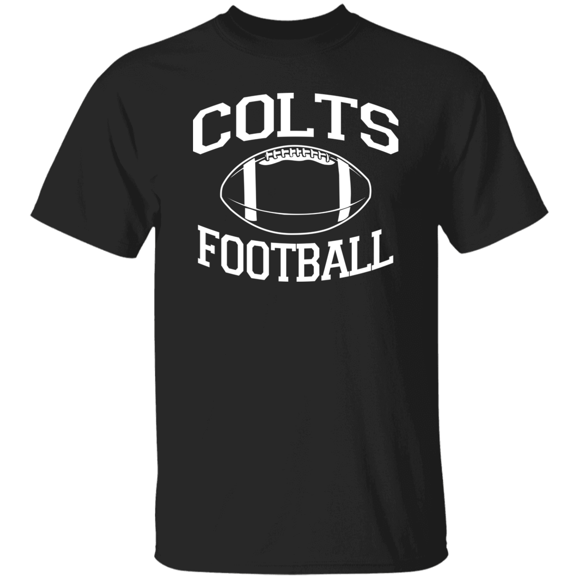 Colts Football White Print T-Shirt