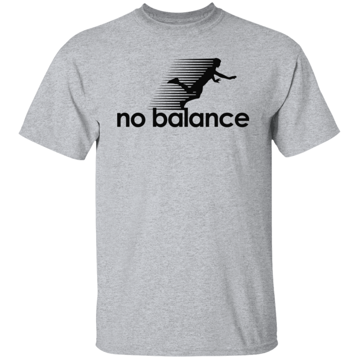 No Balance Black Print T-Shirt