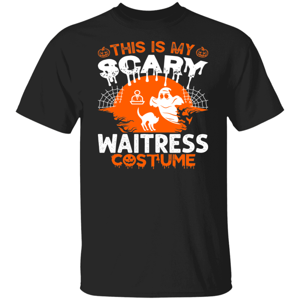 This Is My Scary Waitress Costume T-Shirt