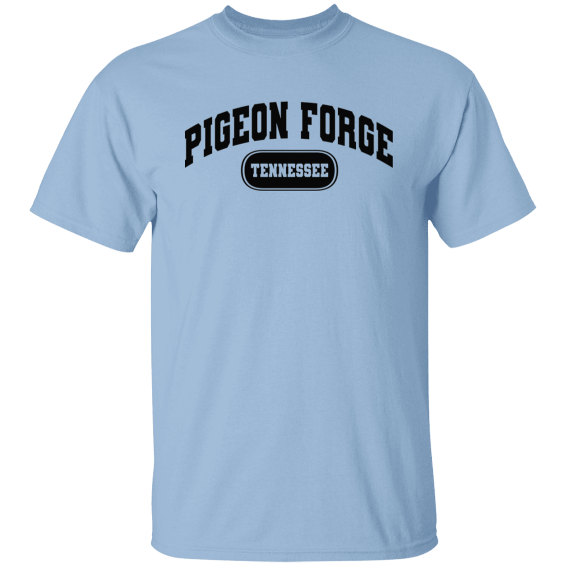 Pigeon Forge Tennessee Arch Black Print T-Shirt