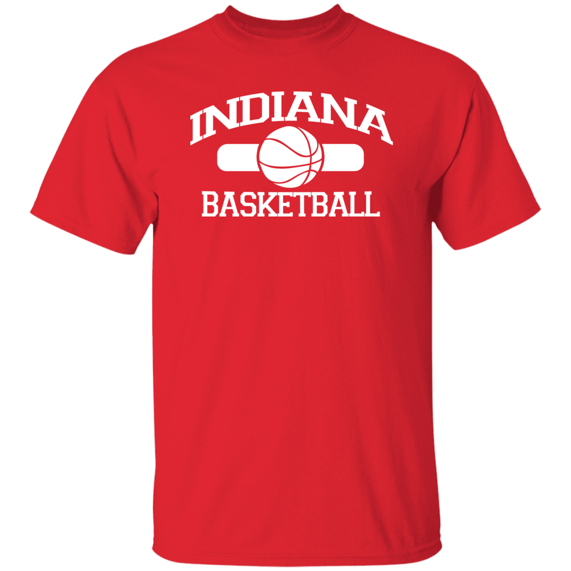 Indiana Basketball White Print T-Shirt