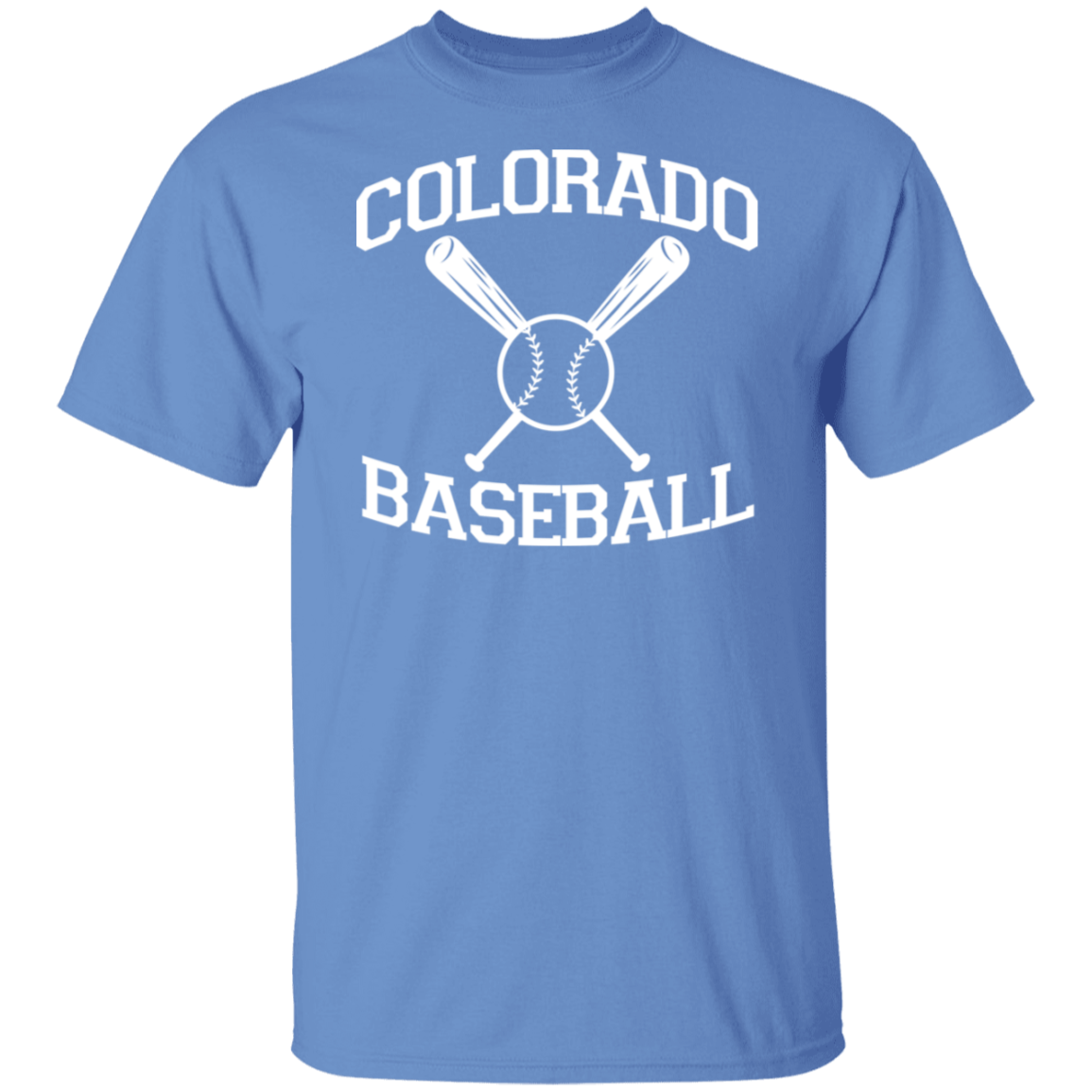 Colorado Baseball White Print T-Shirt