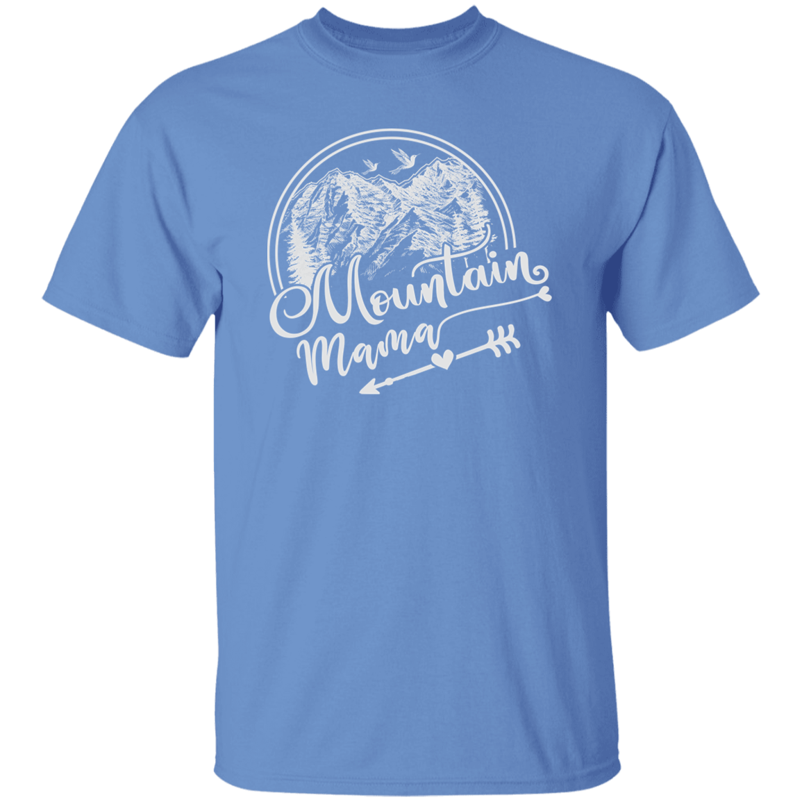 Mountain Mama White Print T-Shirt