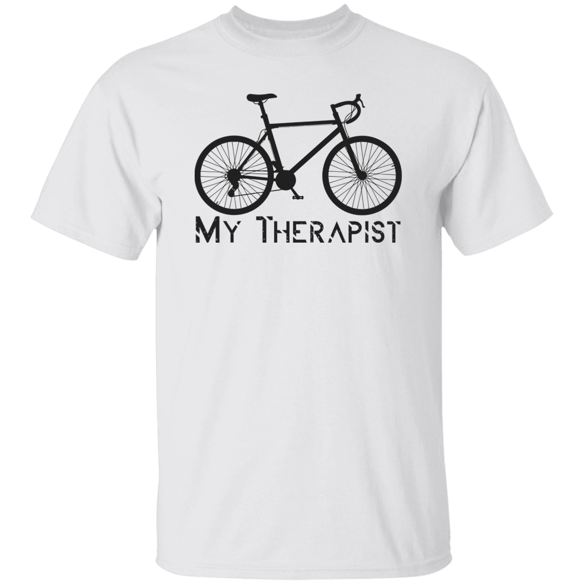 My Therapist Black Print T-Shirt