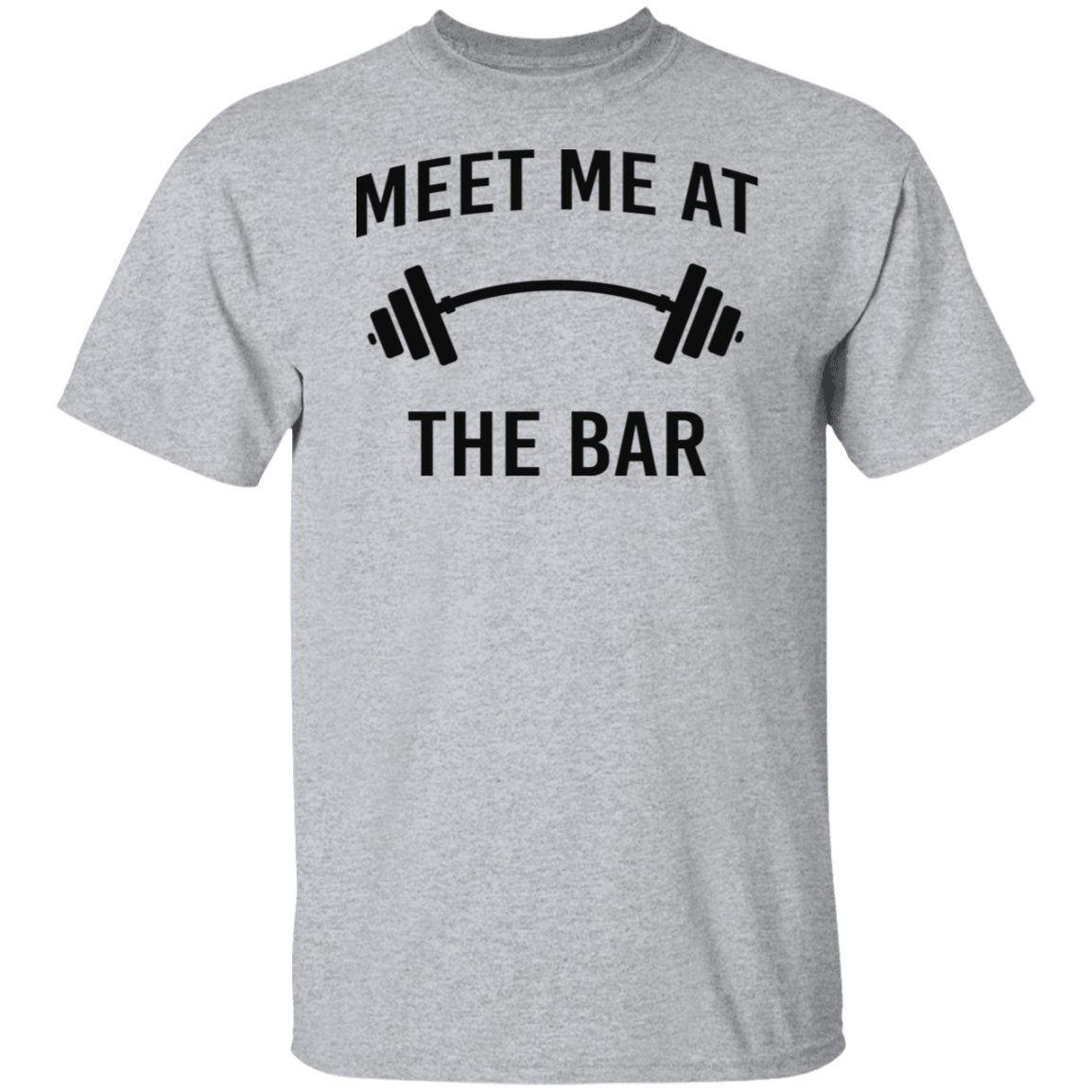 Meet Me At The Bar Black Print T-Shirt