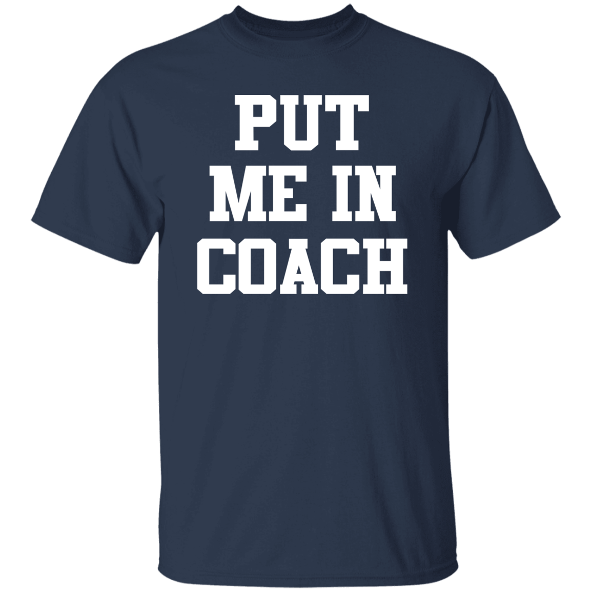 Put Me In Coach White Print T-Shirt