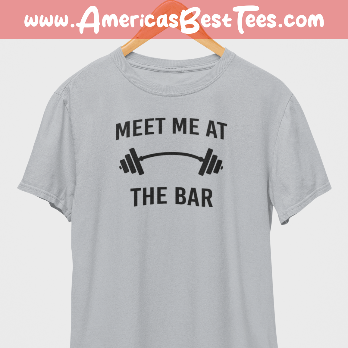 Meet Me At The Bar Black Print T-Shirt