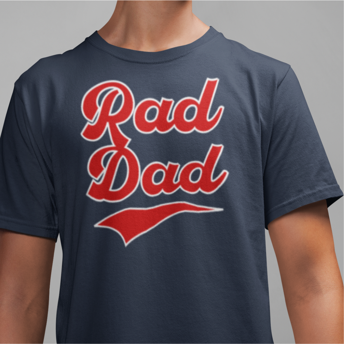 Rad Dad Red Print T-Shirt
