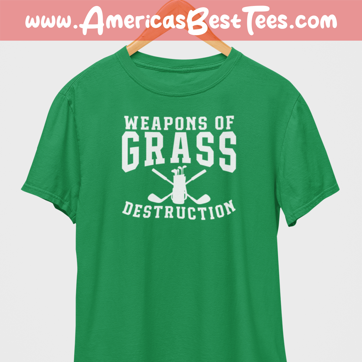 Weapons Of Grass Destruction White Print T-Shirt